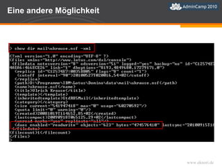 Eine andere Möglichkeit 