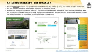 CGSpace and PRMS Information Session