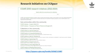 CGSpace and PRMS Information Session