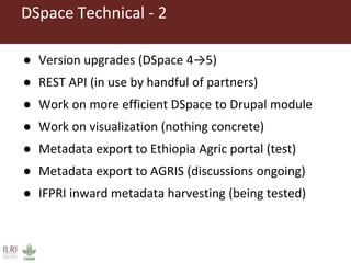 CGSpace Update, 2015–2016