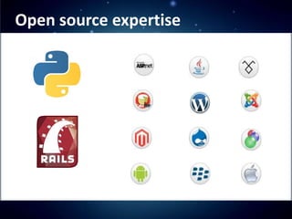 Open source expertise



                o
 