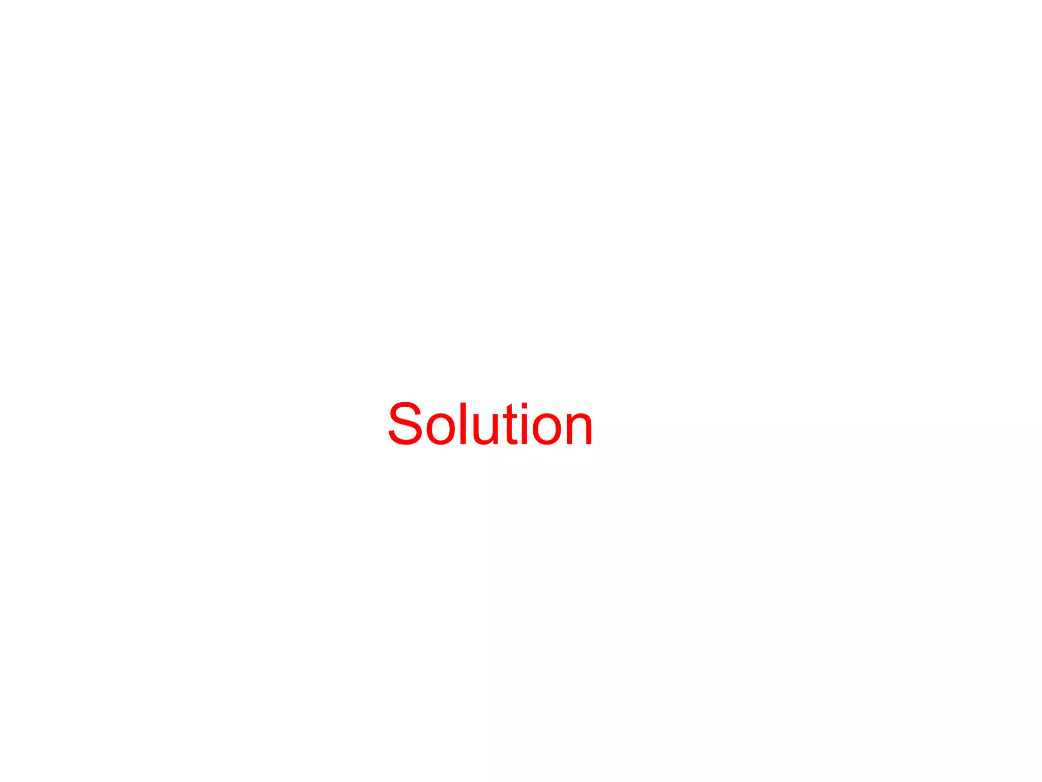 Solution
 