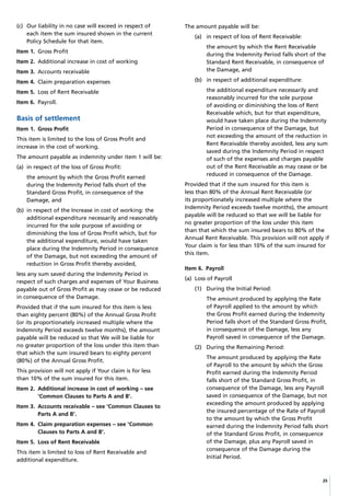 Pd Insurance Sample CGU Business Pack PDS (Product Disclosure Statement / Policy Wording) | PDF