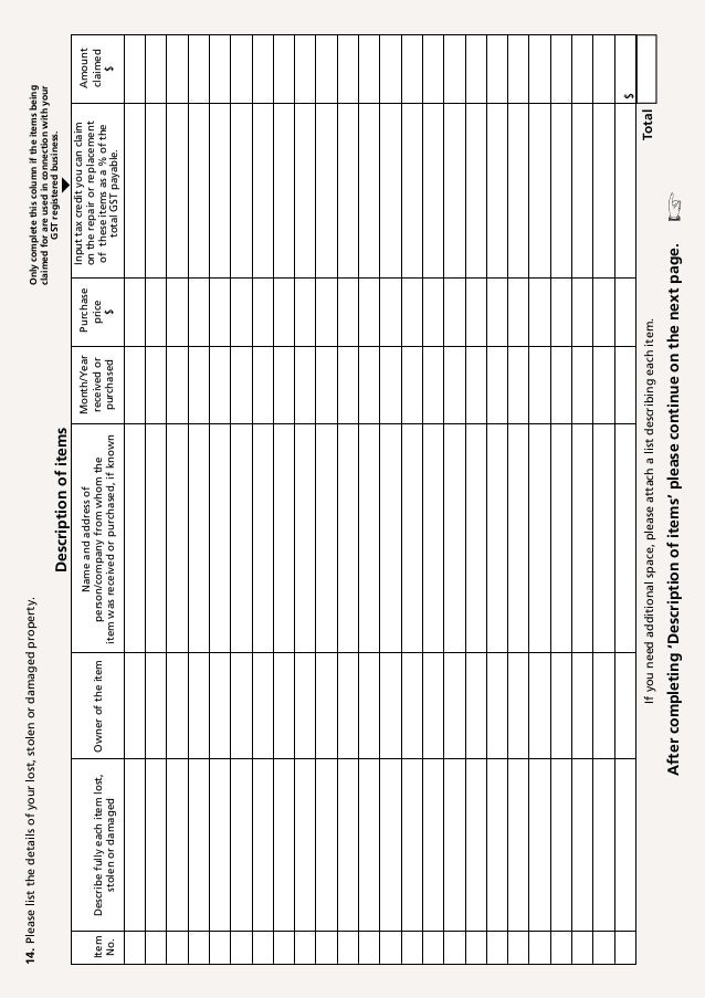 CGU Glass Claim Form