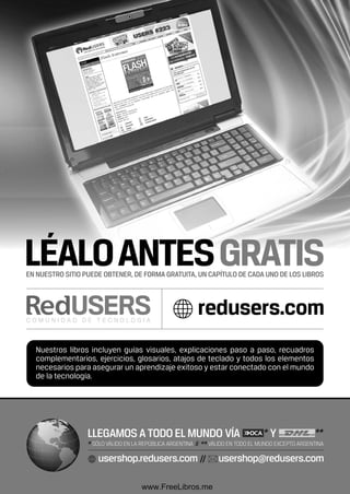 REDISEÑO BOMBOS LIBROS - PAG 01 - Base Editable - Nov 09.indd 1REDISEÑO BOMBOS LIBROS - PAG 01 - Base Editable - Nov 09.indd 1 08/03/2010 11:00:2008/03/2010 11:00:20
www.FreeLibros.me
 