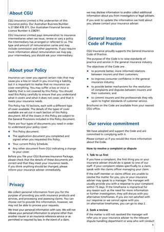 CGU Office Pack PDS PDF CGU Office Pack PDS PDF