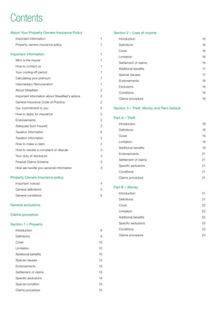 Pd Insurance Sample CGU Padlock PDS (Product Disclosure Statement / Policy Wording) | PDF