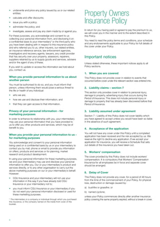 Pd Insurance Sample CGU Padlock PDS (Product Disclosure Statement / Policy Wording) | PDF