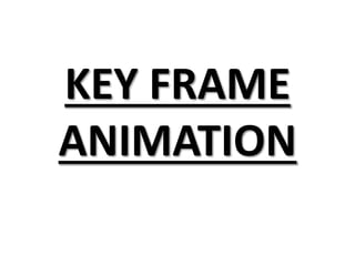 cgvr ppt key frame animation computer . | PPTX