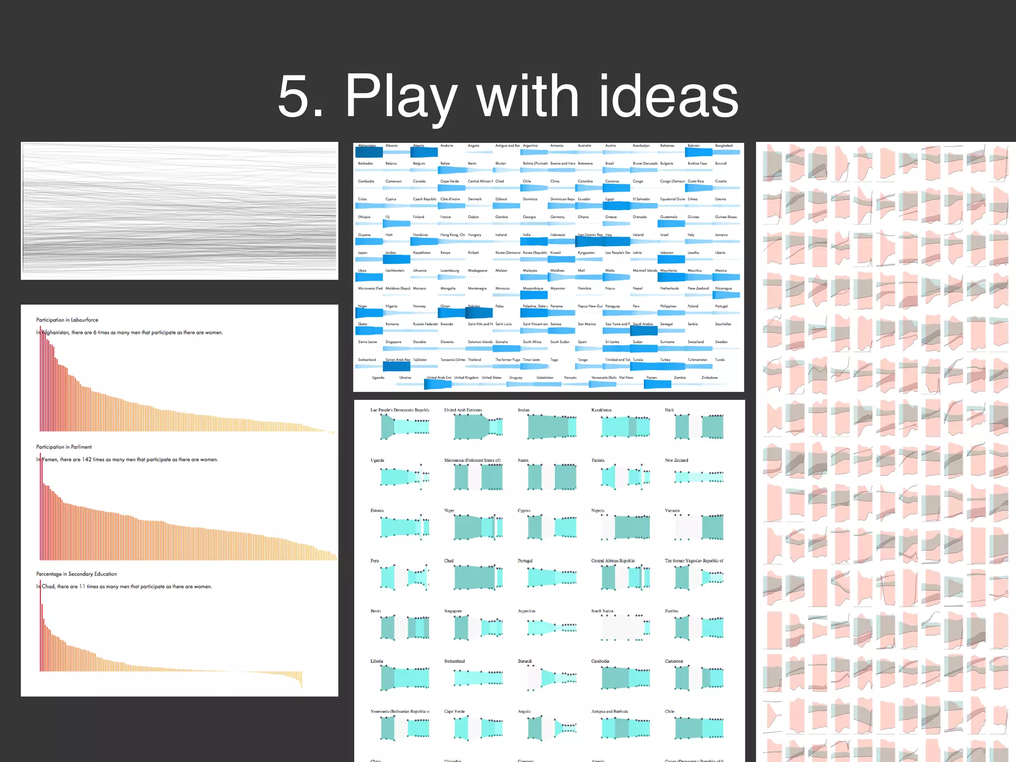 5. Play with ideas