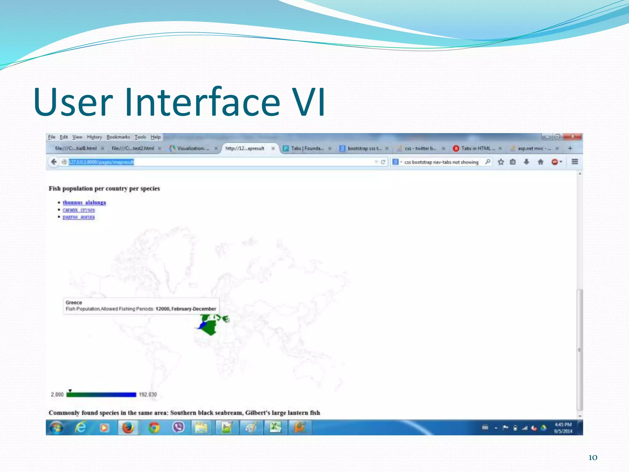 User Interface VI 
10 
 