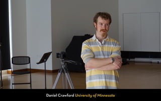 If you really want to
communicate with
someone, it’s best
not to show a graph,
but to express
something artistically.
“ ”
Commander Chris Hadﬁeld
November 12, 2014
 