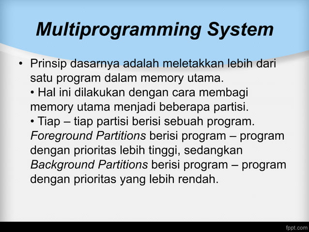 MultiProgramming and Time Sharing | PDF