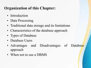 Chapter-1 Introduction to Database Management Systems | PPTX