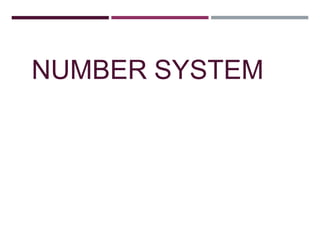 ch-01numbersystems computer fundamentals | PPT