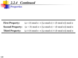 2.42
Properties
2.2.4 Continued
 