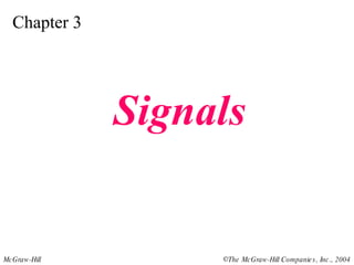 Chapter 3 Signals 