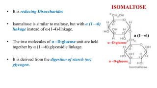 CH 03 Disaccharides by Santhosh Kumur N | PPT