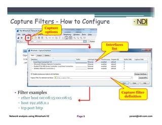 Network analysis Using Wireshark 4: Capture Filters | PDF