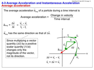 2D and 3D Kinematics PHYS101 with Calculus | PPT
