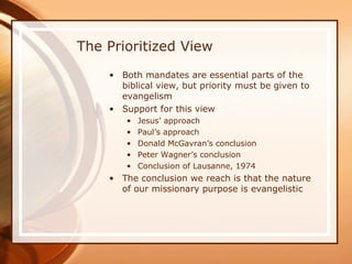 Ch.08 missionary purpose of gods people | PPT