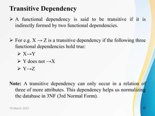 Chapter-8 Relational Database Design | PPTX