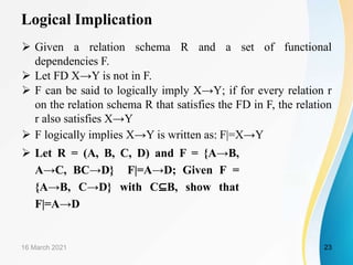 Chapter-8 Relational Database Design | PPTX