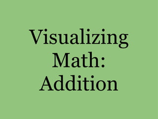 Visualizing Math: Addition 