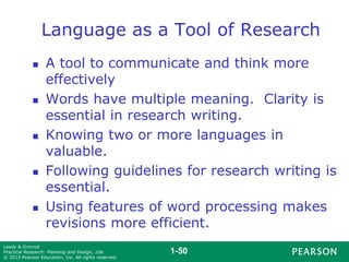 Language as a Tool of Research
Words enhance thinking by:
- reducing the world’s complexity,
- allowing abstraction of the...