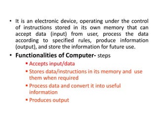 Introduction to software engineering and Computing | PPTX