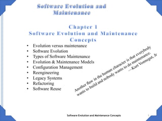 Comprehensive Overview of Software Evolution and Maintenance Concepts | PDF