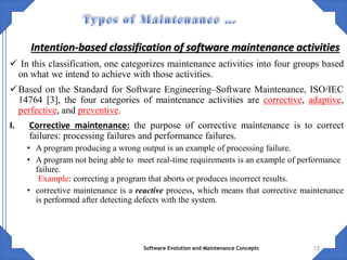 Comprehensive Overview of Software Evolution and Maintenance Concepts | PDF