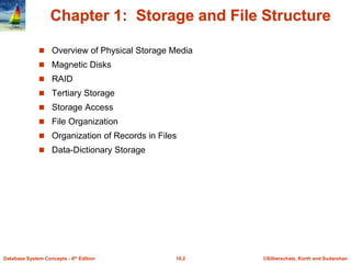 Physical File Orginization Methods Ch 1-final-file organization from korth | PPT