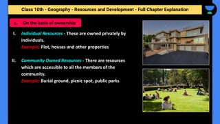 Ch-1-Resources and Development.pdf Notes Geography in ppt and pdf form ...