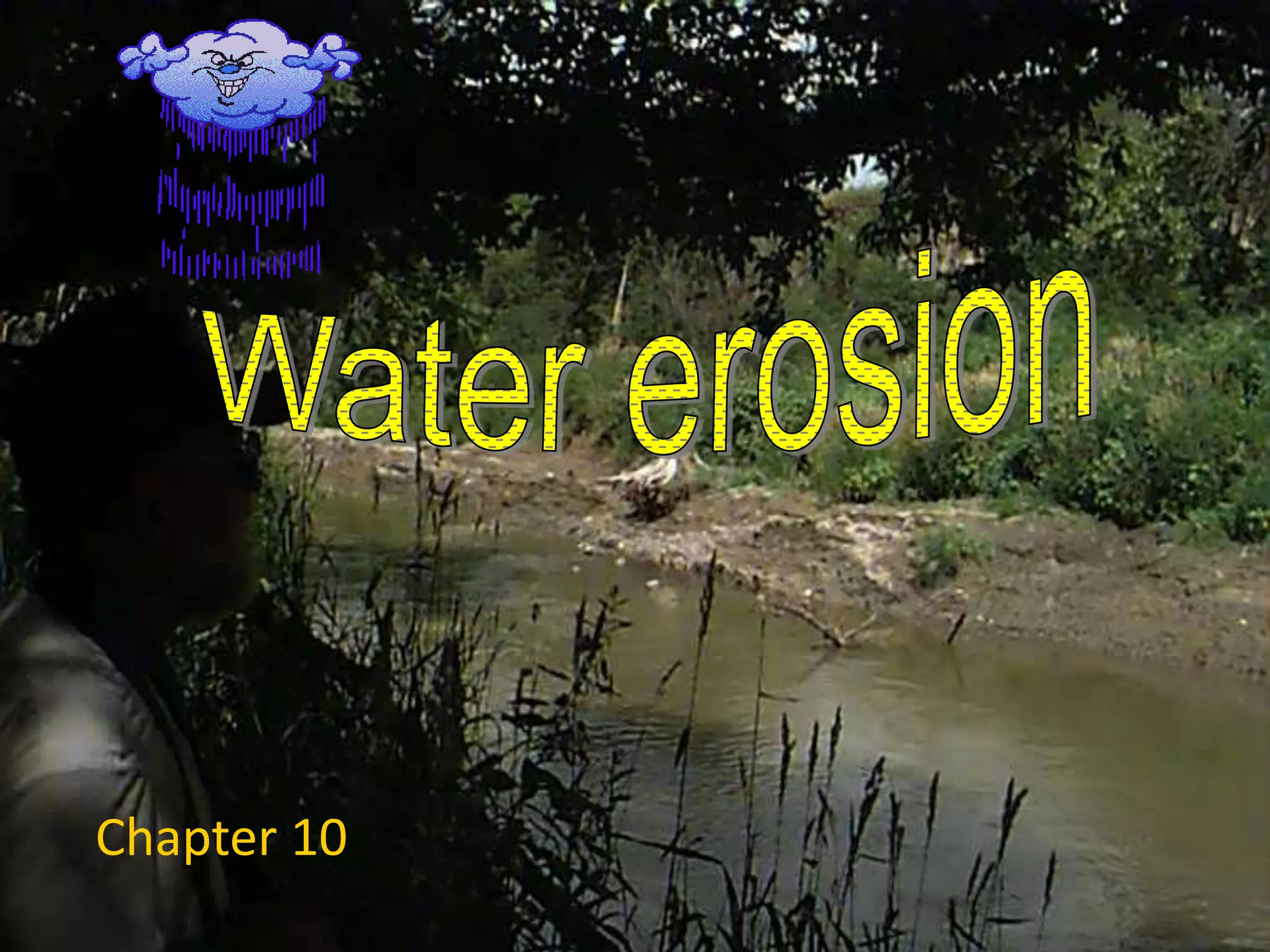 water erosion PPT