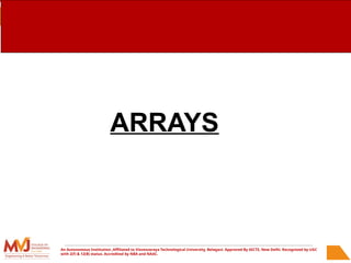 Ch-11-Arrays.ppt-1.pptx eurhrbdhdbdhrhdhdh | PPTX