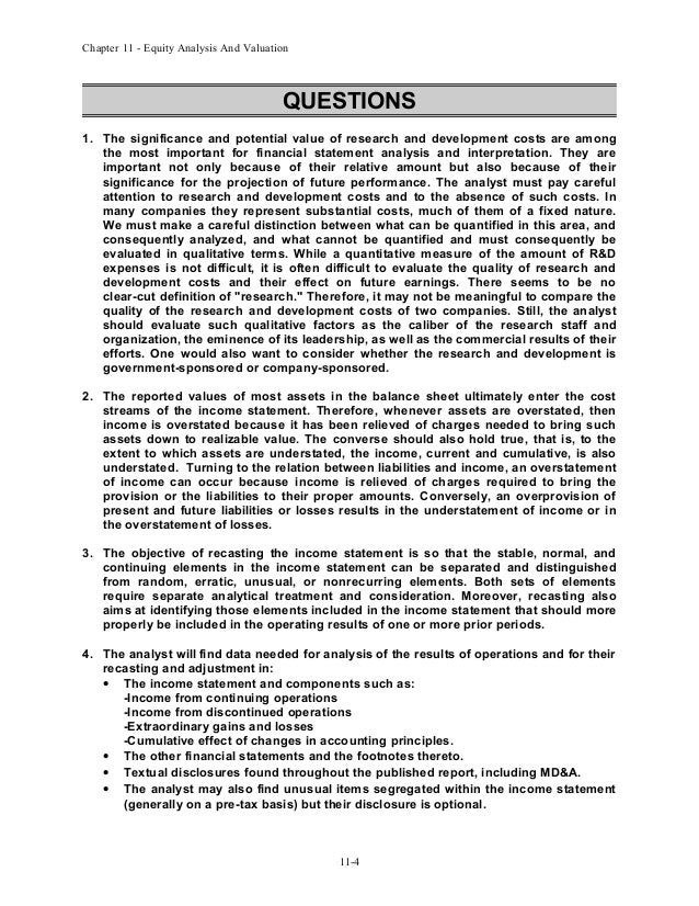 ch 11 financial statement analysis subramanyam wild 10 edition haribo statements