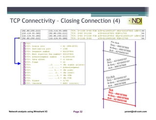 Network analysis Using Wireshark Lesson 11: TCP and UDP Analysis | PDF