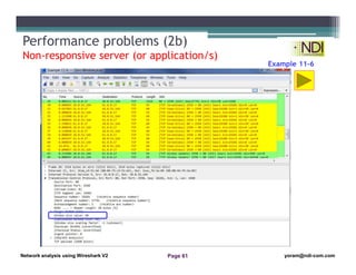 Network analysis Using Wireshark Lesson 11: TCP and UDP Analysis | PDF