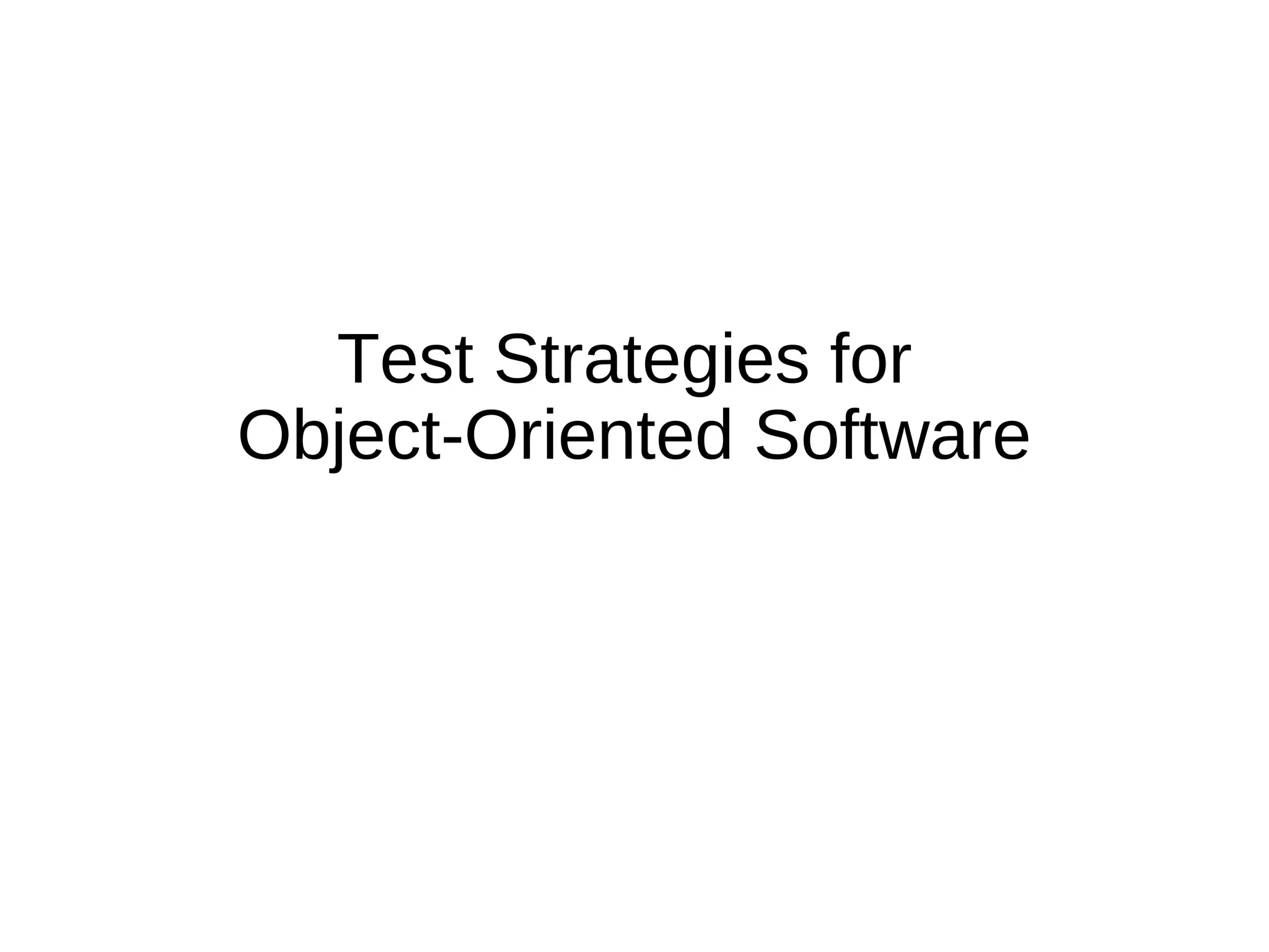 Chapter 13 software testing strategies | PPT
