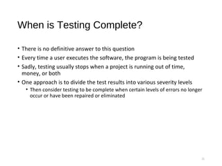 Chapter 13 software testing strategies | PPT