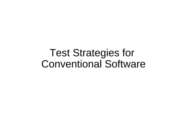 Chapter 13 software testing strategies | PPT image.