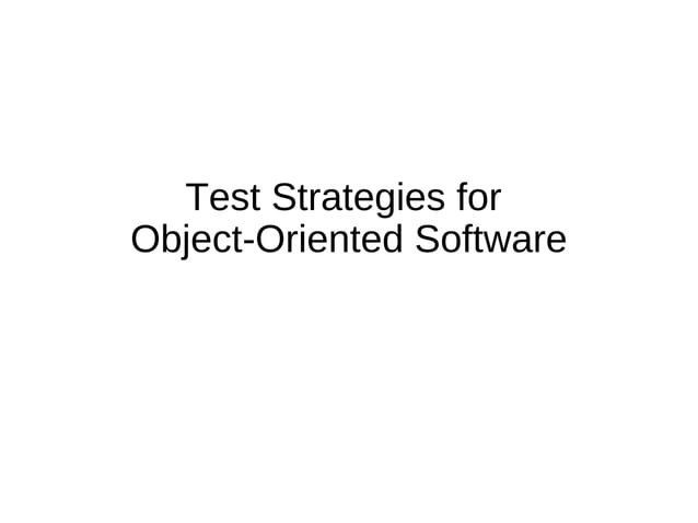 Chapter 13 software testing strategies | PPT