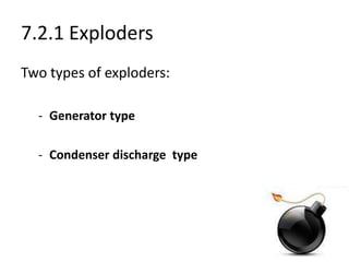 Blasting accessories (EM113) | PPTX