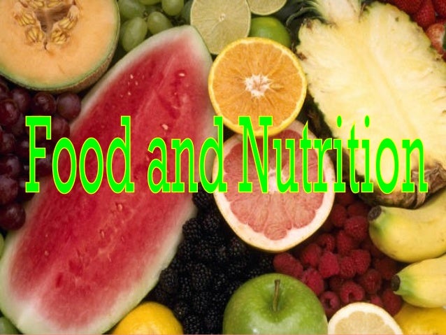 food and nutrition