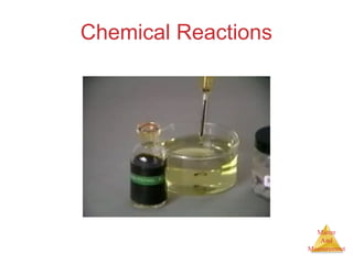 Matter 
And 
Measurement 
Chemical Reactions 
 