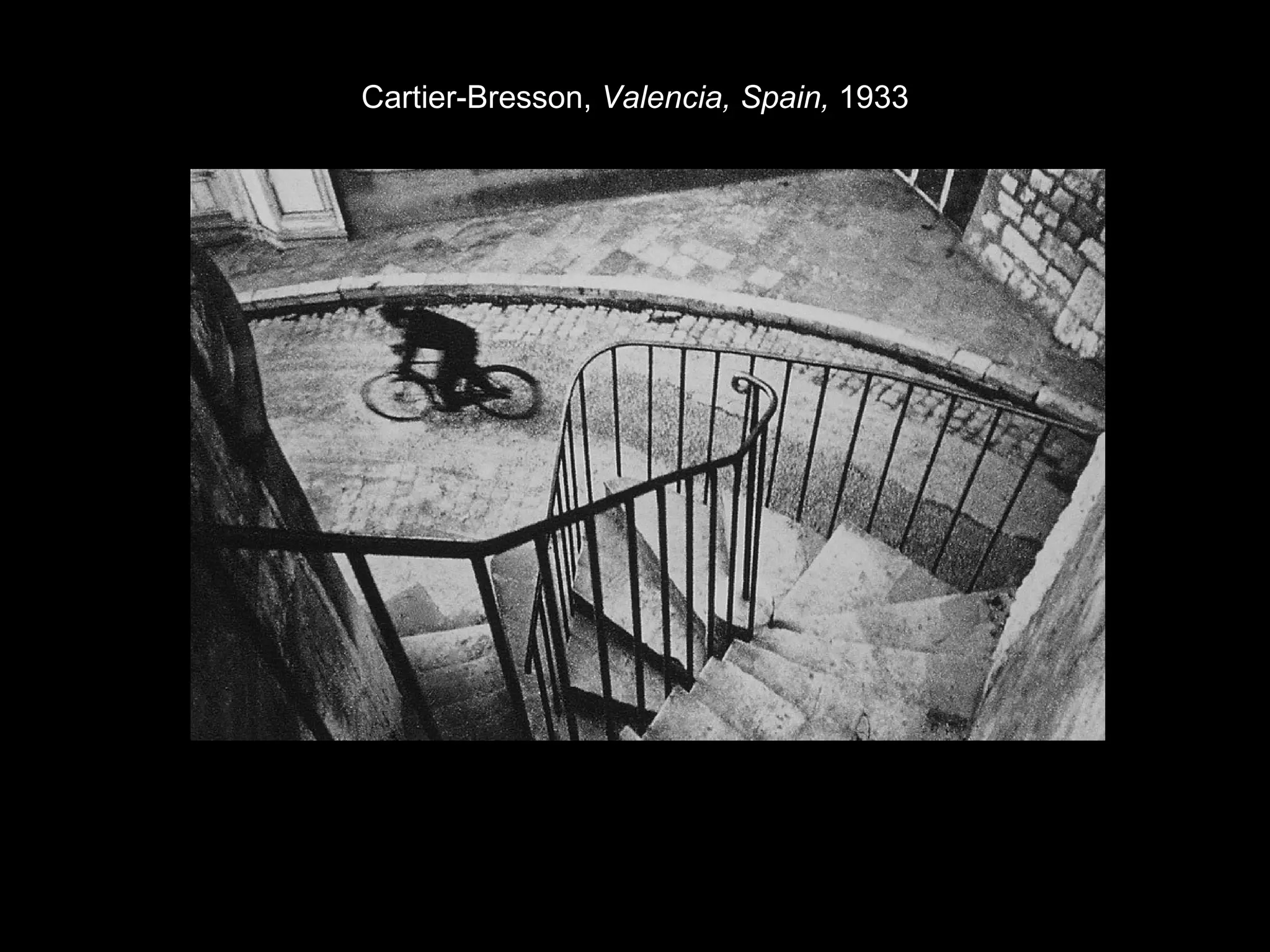 Cartier-Bresson, Valencia, Spain, 1933 
 