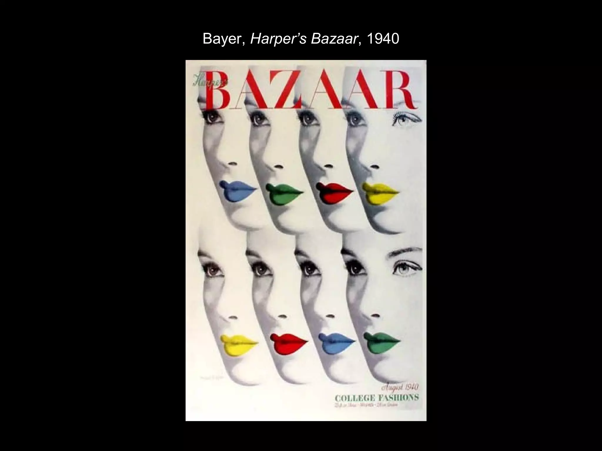 Bayer, Harper’s Bazaar, 1940 
 