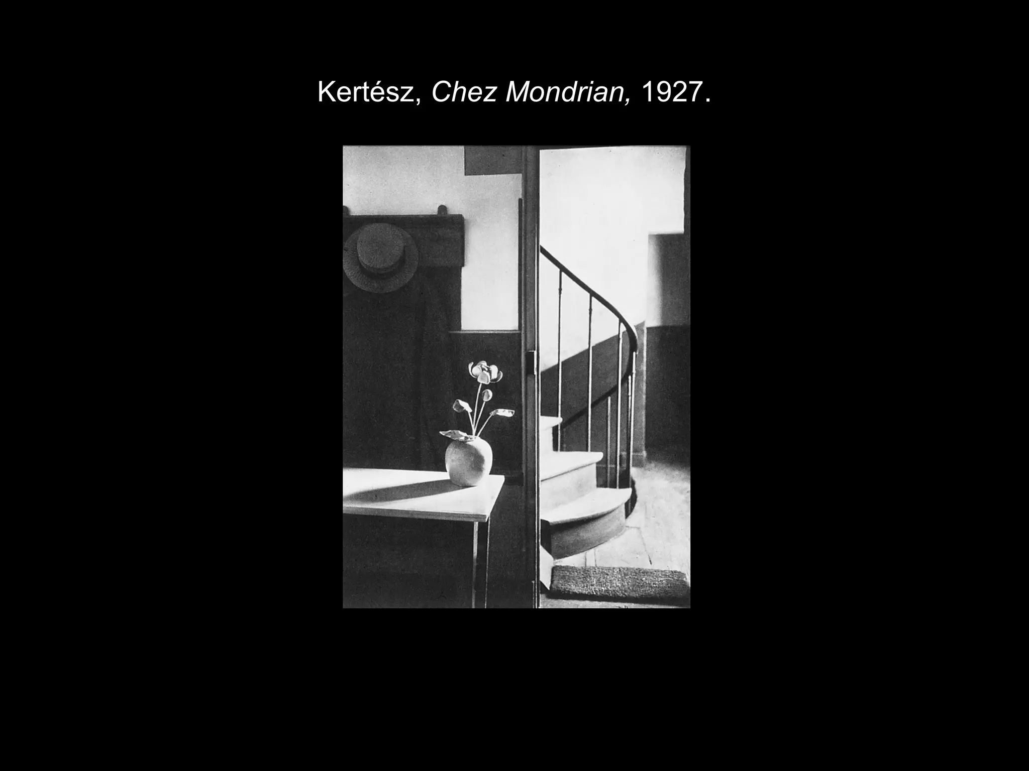 Kertész, Chez Mondrian, 1927. 
 