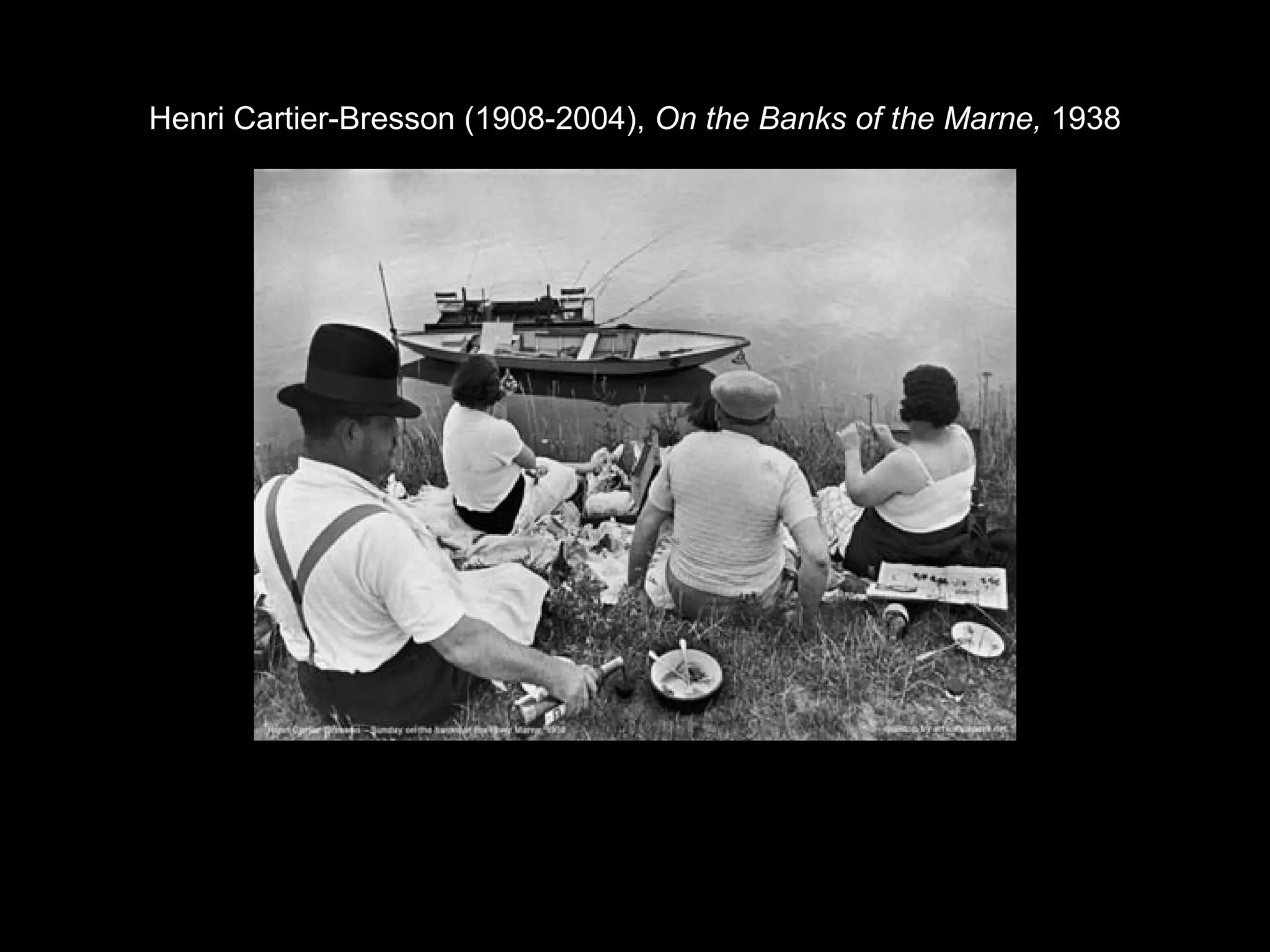 Henri Cartier-Bresson (1908-2004), On the Banks of the Marne, 1938 
 